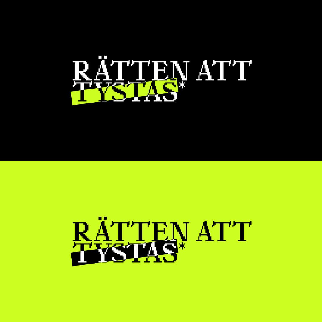 Logo för Rätten att tystas